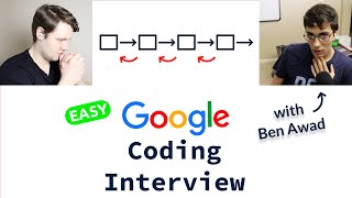 Easy Google Coding Interview With Ben Awad [upl. by Aimahs]