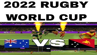 PNG KUMULS VS AUSTRALIA KANGAROO  Rugby World Cup 2020 [upl. by Alhsa]