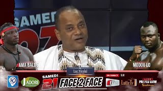 Nouveau Faceàface MODOU LO VS AMA BALDE le 21 Octobre à la TFM [upl. by Telfore977]