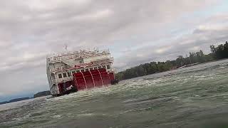 Sternwheeler cruise ship [upl. by Hesketh]