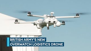 What British Armys new overwatch logistics drone brings to battlefield [upl. by Anatol532]