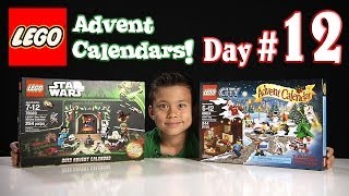 LEGO CITY Advent Calendar amp LEGO STAR WARS Advent Calendar DAY 12  2013 Set 60024 amp 75023 [upl. by Mcgregor]