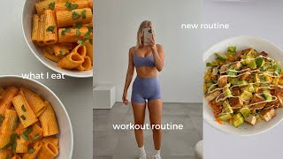 HEALTH VLOG  new routine what I eat workout routine [upl. by Baron173]