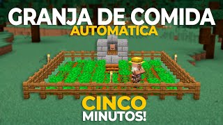 🥕 Como HACER que el GRANJERO TRABAJE para ti 🍞 GRANJA de CULTIVOS Minecraft 116 Diamante Crea 4 [upl. by Xena48]