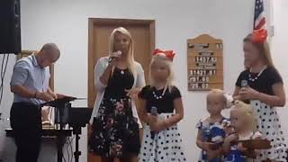 The Detty Sisters at Givens Chapel Revival 82119 [upl. by Nrehtak850]