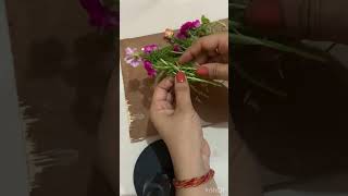 how to make nature flower crown 👑 art flowersart diy flowers crown [upl. by Llibyc]