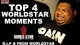 Top 4 Worldstar HipHop Moments On Grime Report Tv RIP Q From Worldstar HipHop [upl. by Rehsa]