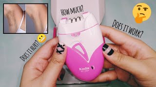 How to Remove Armpit Hair  Keda Epilator Review  ShopeePH  Philippines [upl. by Weismann778]