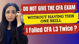 Do Not Give The CFA Exam If You Do Not Have This Skill  My CFA Level 3 2nd Attempt Results [upl. by Mistrot]