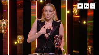 Jodie Comers dedication to carers during BAFTA speech ❤️  BAFTAS 2022  BBC [upl. by Frederic334]