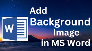 Adding Background text in MS Word [upl. by Suertemed]