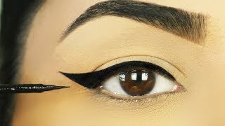 These 3 Easy WINGED EYELINERS FOR HOODED EYES are a must try [upl. by Mcnelly]