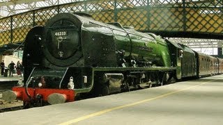 LMS No 46233 Duchess of Sutherland at Carlisle and Armathwaite  Cumbrian Mountain Express 22 May 13 [upl. by Lyell]