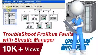 How to troubleshoot Profibus Faults using SIMATIC MANAGER [upl. by Tingey180]