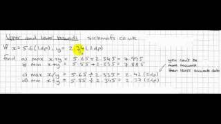 GCSE Maths Upper and lower bounds by sickmafscouk [upl. by Fairbanks]