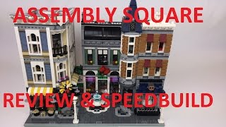 Lego Assembly Square Modular  Review amp Speedbuild [upl. by Ole]