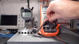 Piezoelectric Actuator Testing Displacement vs Voltage [upl. by Sirod]