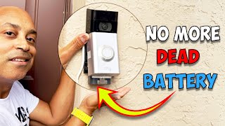 How to Power a Ring Doorbell with NO Power Source [upl. by Justinian]