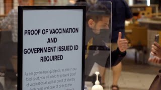 Vaccine passport checks begin in Ontario [upl. by Aihsem778]