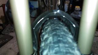 test 275 wheelset on 26er MTB frame 26er frame with 275 wheelset [upl. by Paza]