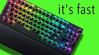 Razer Huntsman V3 Pro TKL Review THE FASTEST KEYBOARD ON YOUR DESK [upl. by Refinej]