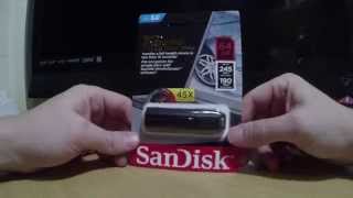 Review of SanDisk 256GB Ultra USB 30 Flash Drive  SDCZ48256GGAM46 Black [upl. by Sturdivant]