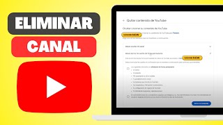 Cómo ELIMINAR un CANAL de YOUTUBE 2024 Borrar Canal [upl. by Gibun]