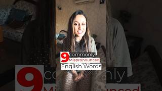 9 Commonly Mispronounced English Words [upl. by Fridell653]