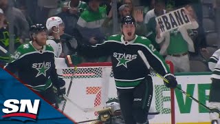 Stars Roope Hintz Caps Second Career Hat Trick With Huge GameTying Goal Vs Wild [upl. by Ahcila222]