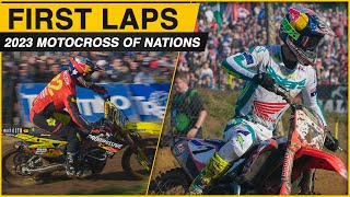 First Laps  2023 Motocross of Nations [upl. by Richart]