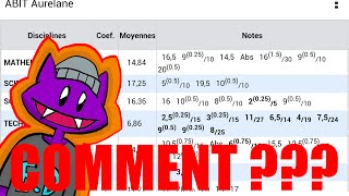 COMMENT MODIFIER SES NOTES DECOLE  vidéo incroyablecliquez [upl. by Leventis]