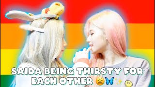 Saida being thirsty for each other 😩 ❤️ saida [upl. by Yliab]