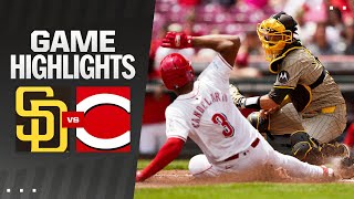 Padres vs Reds Game Highlights 52324  MLB Highlights [upl. by Lore]