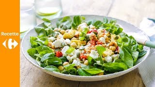 Salade estivale aux légumes grillés et dés de quorn à litalienne [upl. by Saddler553]