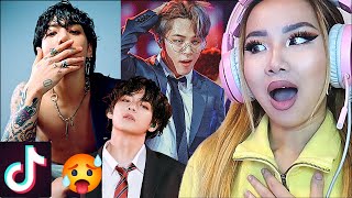 LOVING BTS TIKTOKS SEVEN DAYS A WEEK 😍🥵  REACTIONREVIEW [upl. by Dnaloy]