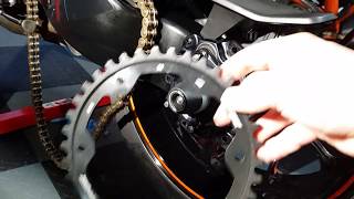 KTM 1290 Superduke R Supersprox Sprocket fittingcheck yours [upl. by Anidam683]