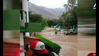 Chosica club campestre El Bosque terminó inundado tras nuevo huaico [upl. by Boyse]