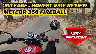 2023 Royal Enfield Meteor 350 Fireball Mileage  Honest Ride Review✅ [upl. by Korney357]