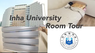 Inha Uni dormitory room tourDormitory 2DOUBLE room [upl. by Ainivad]