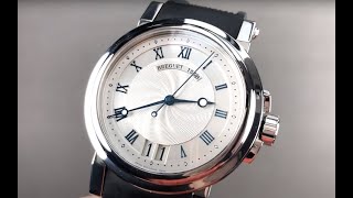 Breguet Marine Big Date 5817ST125V8 Breguet Watch Review [upl. by Naihs]