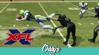 XFL in Backbreaker  Big Hit Highlight [upl. by Osner]