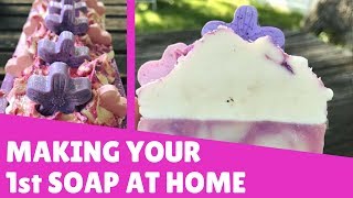 How to Make Your First Cold Process Soap  ❤ Gypsyfae Creations [upl. by Nash]