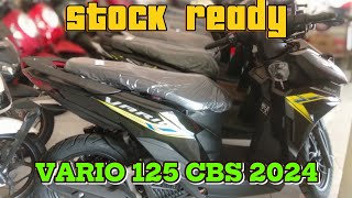 STOCK READY 🔥 VARIO 125 CBS 2024 [upl. by Trahurn316]