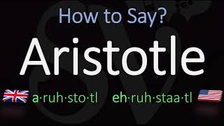 How to pronounce Aristotle CORRECTLY [upl. by Adnor]