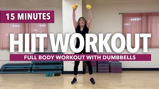 High Intensity Interval Training Build strength Blast calories 15 MIN [upl. by Ethelin]