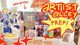 Artist Alley Prep ☆ new prints building set up making a display board [upl. by Kopaz]