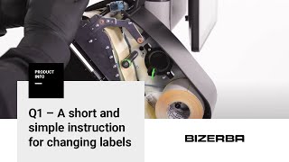 Bizerba HowTo – A short and simple instruction for changing labels [upl. by Ordisy]