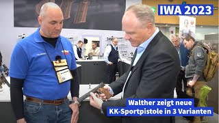 IWA 2023 Walther zeigt neue KKSportpistole in 3 Varianten CSP Classic CSP Dynamic und CSP Expert [upl. by Derreg]