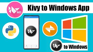 Convert Kivy App to Windows Exe  Kivy Tutorial [upl. by Ryder]