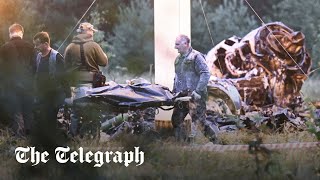 Prigozhin plane crash Wagner bodies taken to Russian mortuary for investigation [upl. by Ttihw]